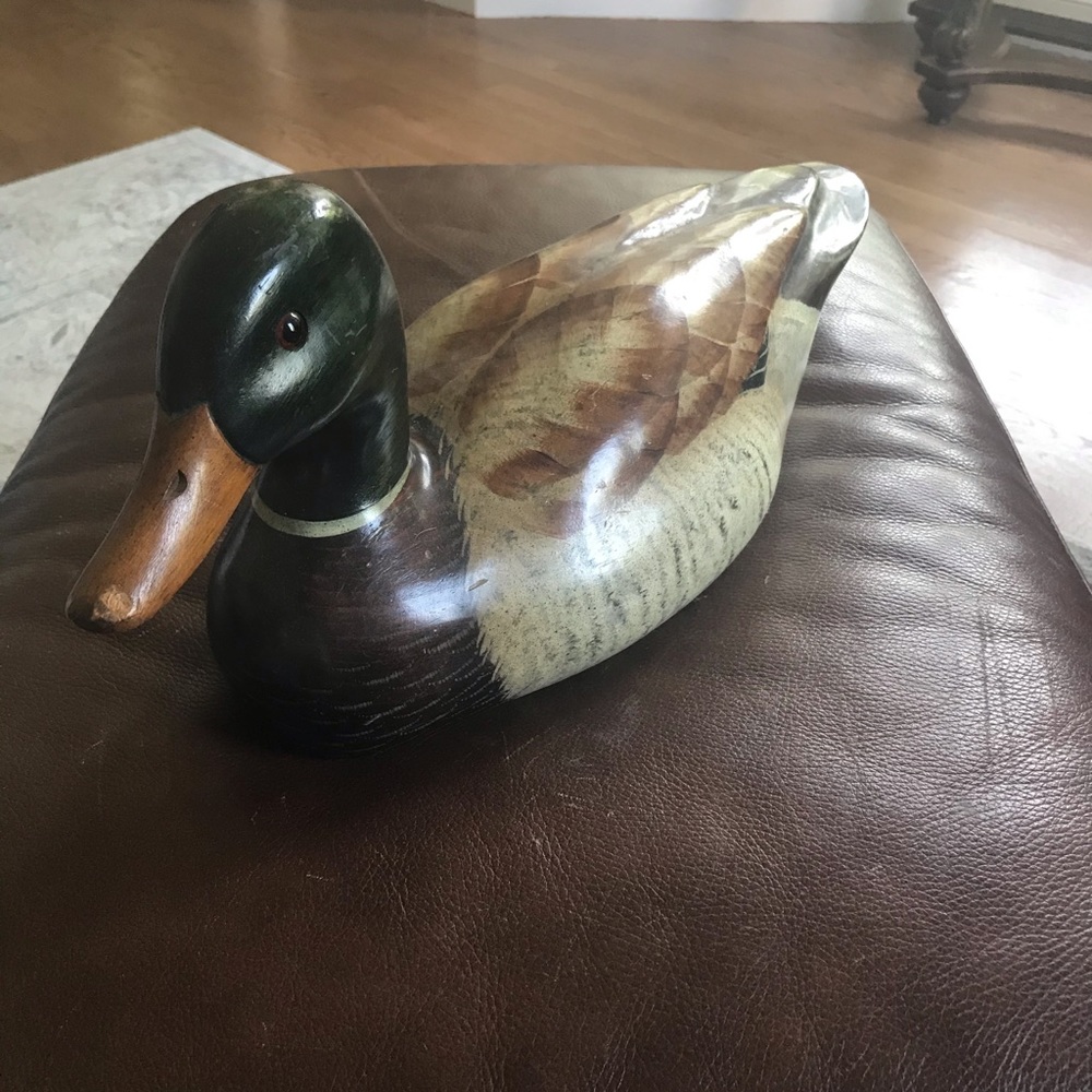 Wooden duck